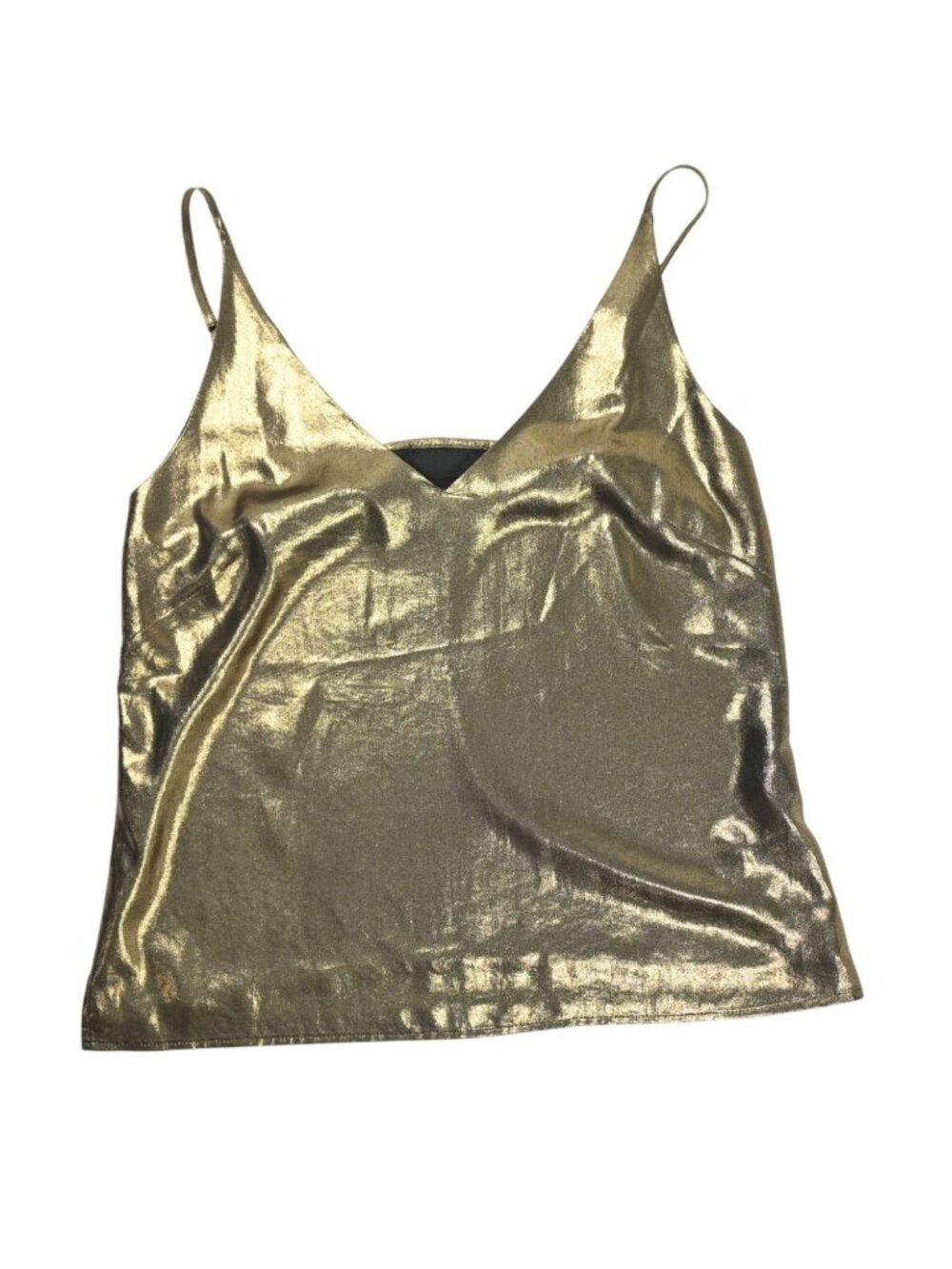 L'agence Gabriella Metallic Cami - Gold/Black